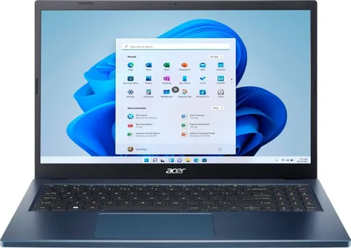 Acer Aspire 3 - Laptop delgada y ligera, pantalla táctil IPS Full HD de 15.6 pulgadas, AMD Ryzen 5 7520U, 8 GB LPDDR5-512 GB, Wi-Fi 6, azul vapor