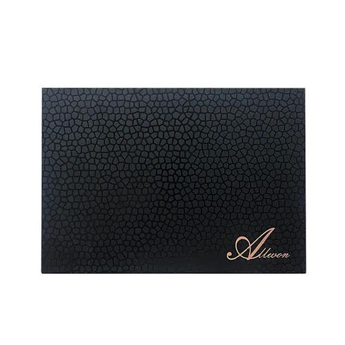 Miniatura 8 de Allwon Paleta magnética Paleta de maquillaje vacía con espejo para sombra de ojos, lápiz labial, rubor en polvo (negro)