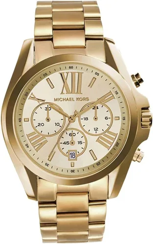 Miniatura 7 de Michael Kors Reloj Ladies Mini Bradshaw 36mm Tamaño de Caja Cuarzo Movimiento Cronógrafo Pulsera de Acero Inoxidable Tono dorado/rubor