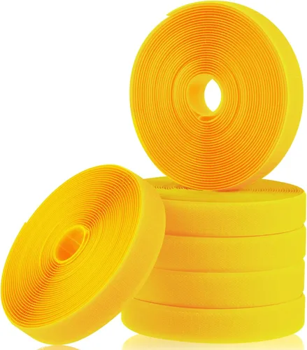 Miniatura 12 de Zonon 6 rollos de tiras marcadoras de alfombra, cinta de suelo para aula, marcadores de alfombra de nailon para suministros escolares, alfombra