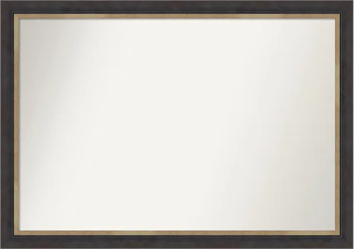 Miniatura 106 de Amanti Art Espejo personalizado, espejo de baño negro Astor, espejo de pared o espejo de tocador de baño sobre el fregadero (25 x 25 pulgadas)
