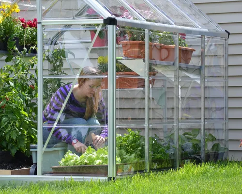 Miniatura 7 de Snap & Grow invernadero de 6 pies, plateado, tamaño: 6' x 8', Plateado