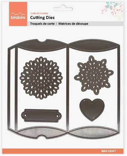 Miniatura 2 de Bira Craft Boxes - Troqueles de corte, plantillas de troqueles de corte, diseños surtidos (caja de almohada)