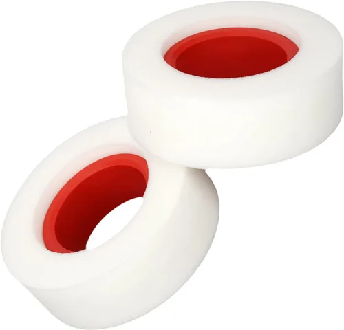 Miniatura 4 de 4 piezas de espuma para neumáticos RC, esponja suave de doble etapa de 2.2 pulgadas, espuma para neumáticos RC para 1/10 1/8 RC Crawler (rojo)