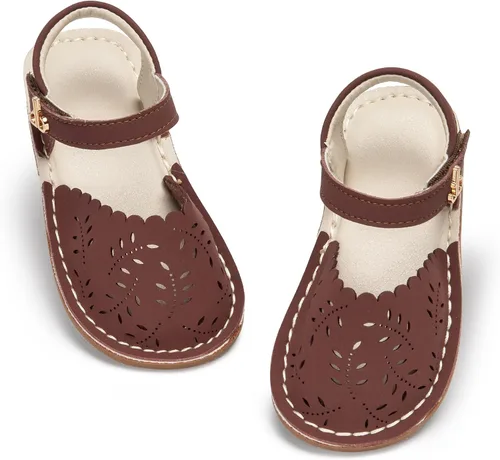 Miniatura 87 de THEE BRON Sandalias cómodas para niñas, zapatos para niños, sandalias rellenas