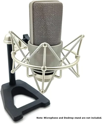 Miniatura 2 de Grneric Metal Micrófono Shockmount & Soporte para Neumann TLM 103/M147 - Plata