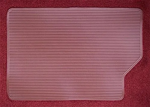Miniatura 3 de Alfombra automotriz compatible con camioneta Ford de 1974 a 1979, transmisión C-6 túnel bajo (801-pelo de corte de felpa negro)