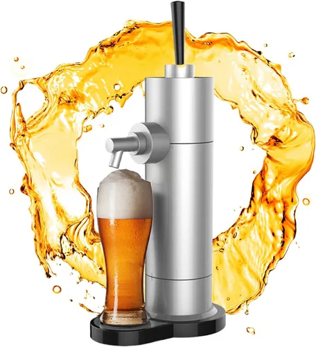 Miniatura 7 de Dispensador de Cerveza de Barril, Sistema de Barril de Cerveza Enlatada, Mini Kegerator, Creador de Espuma de Cerveza, Grifo de Lata de Cerveza
