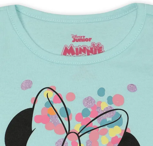 Miniatura 5 de Disney Minnie Mouse Girls T-Shirt and Legging Set for Infant, Toddler and Little Kids BlueMulticolor