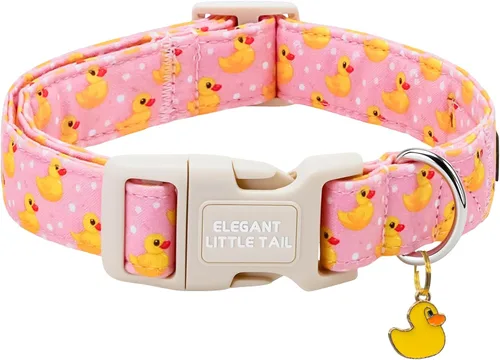 Miniatura 20 de Elegant Little Tail - Collar para perro de otoño, collar floral naranja duradero para perros medianos, ajustable para mascotas macho o hembra