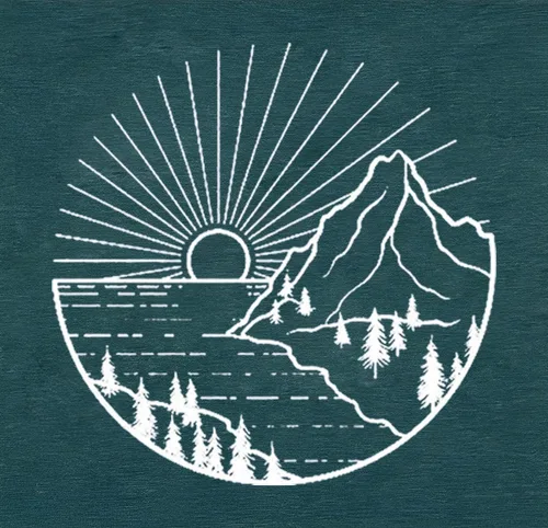 Miniatura 5 de Camiseta de senderismo para mujer, camiseta de montaña con estampado gráfico de naturaleza y amanecer, camiseta de verano de manga corta