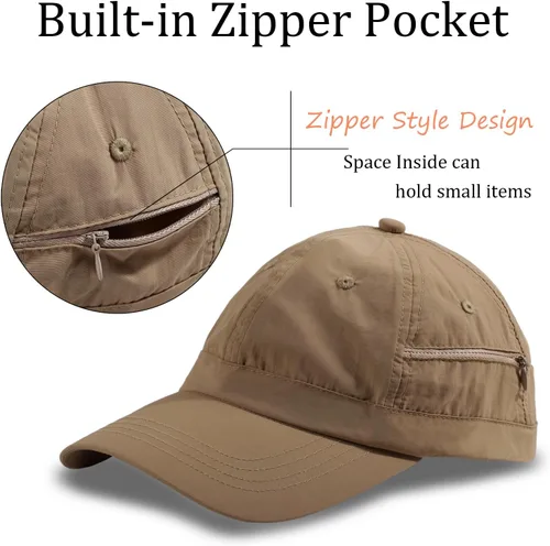 Miniatura 22 de Gorra de béisbol impermeable para hombre, sombrero de lluvia plegable para correr al aire libre, sombrero de pesca solar