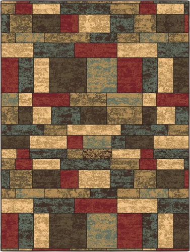 Miniatura 6 de Ottomanson Alfombras de 5 x 6 pies 6 pulgadas para sala de estar, alfombra de área para dormitorio, antideslizante, duradera y grande para zonas