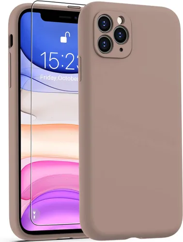 Miniatura 83 de DEENAKIN Funda de silicona compatible con iPhone 12 con protector de pantalla, mejora la protección de la cámara, funda protectora suave y flexible
