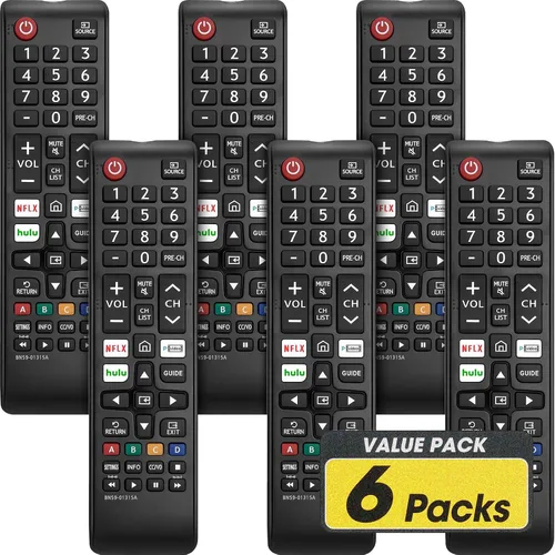 Miniatura 8 de Paquete de 3 controles remotos para todos los TV Samsung, reemplazo compatible con todos los televisores inteligentes Samsung, LCD, LED, 3D, HDTV