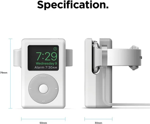 Miniatura 5 de elago W6 - Soporte para Apple Watch compatible con iWatch Series 11/10/9/8/7/6/5/4/3/2/1/SE3/SE2/SE1
