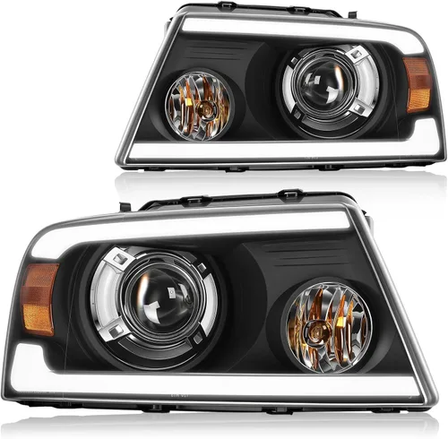 Miniatura 13 de AUTOSAVER88 Conjunto de faros delanteros compatible con Ford F150 F-150 2004 2005 2006 2007 2008 04-08/2006-2008 Lincoln Mark LT, reemplazo de faro