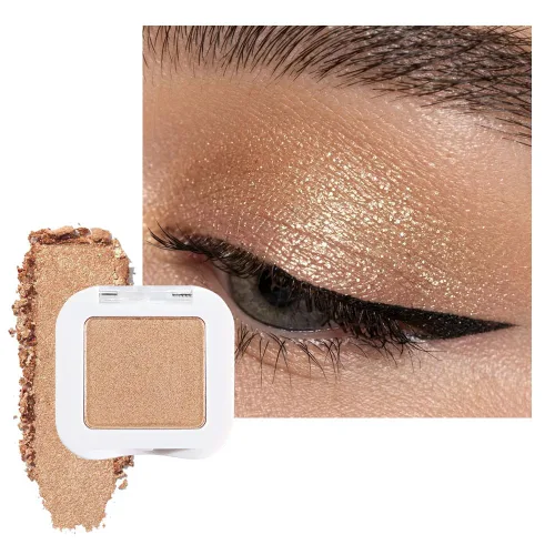 Miniatura 31 de evpct Paleta de sombra de ojos con purpurina dorada champán, color nude dorado rosa brillante crema brillante paleta de sombra de ojos iluminadora