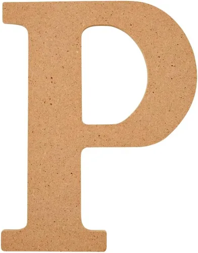 Miniatura 27 de Plaid Letra de madera sin terminar, superficie de madera de 5" perfecta para proyectos de bricolaje, artes y manualidades, 63572