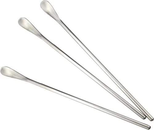 Miniatura 12 de JASHII Cuchara negra mate de mango largo para mezclar cócteles, cucharas de café para té helado, cucharas de café con mango largo de 8.6 pulgadas