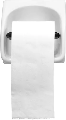 Miniatura 6 de Shappy 2 piezas de soporte universal de papel higiénico de repuesto con resorte de plástico retráctil de repuesto para papel higiénico, soporte