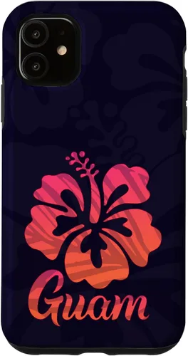 Miniatura 8 de iPhone 14 Pro Max Guam Hibiscus Flower Funda Hafa Adai Guamanian Island Pride