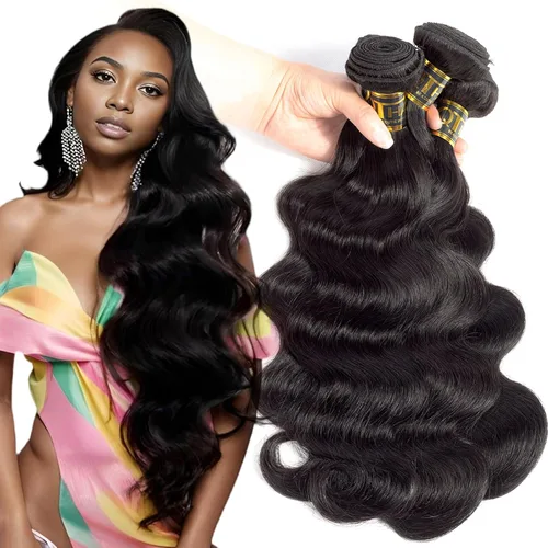 Miniatura 33 de QTHAIR Extensiones de cabello humano brasileño ondulado de grado 18A #613 con cierre de encaje HD 4x4