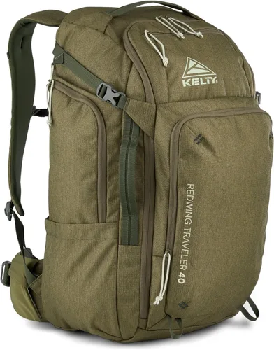 Miniatura 12 de Kelty Mochilas para viajeros Redwing, paquete de viaje para viajes de aventura Oliva quemada y negro Burnt Olive