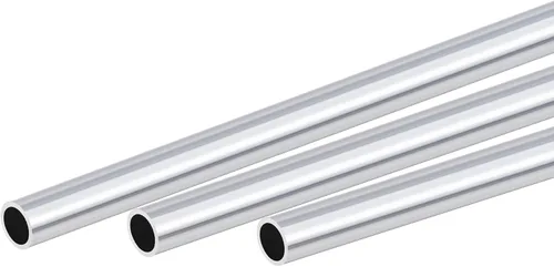 Miniatura 25 de uxcell 6063 Tubo redondo de aluminio 0.315 in OD 0.197 in Diámetro interior 11.811 in Longitud Tubería 3 PC