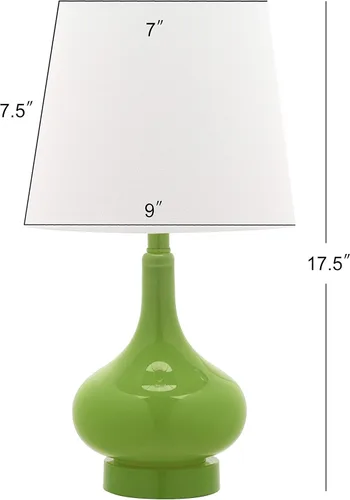 Miniatura 3 de Safavieh Kids Lighting Collection Amy Green Gourd - Lámpara de mesa para dormitorio, sala de estar, oficina en casa, escritorio, mesita de noche