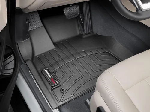 Miniatura 2 de WeatherTech Revestimientos de suelo personalizados para BMW X5 35d, X5 35i, X5 40e, X5 50i, X6 50i, X6 35i - 1ª fila (4413351), negro