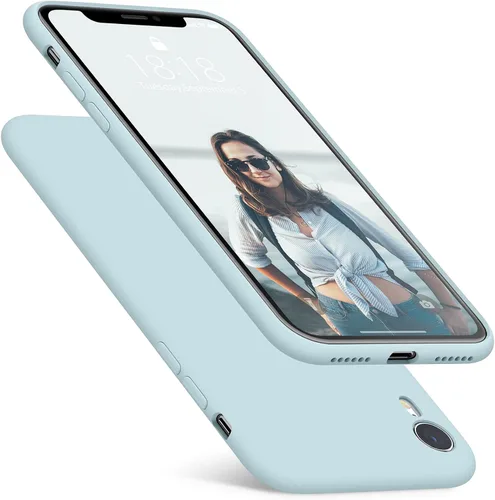 DTTO - Carcasa de silicona compatible con iPhone XR (serie Romance) con protección híbrida para iPhone XR de 6,1 pulgadas / 15.49 cm.