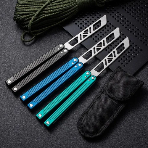 Miniatura 7 de KEEDAS Sistema de buje de forja integrado, mango de canal integral T6061, excelente agarre, bastante sólido, mejor equilibrio e inercia (verde)