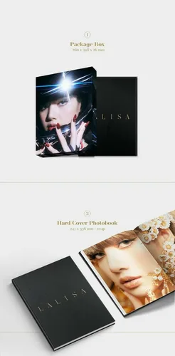 Miniatura 3 de YG Ent. Lisa - LALISA [Photobook ver.] (Edición especial) Álbum+Regalo (Adhesivos decorativos,Tarjetas de fotos)