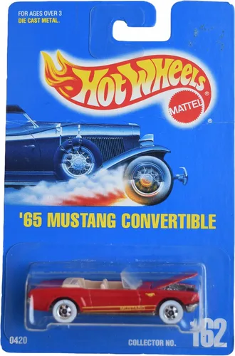 Hot Wheels Mustang Convertible '65 - Tarjeta All Blue 162