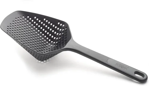 Joseph Joseph Scoop Plus Colador, Cucharón Drenaje/Filtro, Cucharón, Drena y Sirve, resistente al calor hasta 200°C (392°F), Apto para lavavajillas,