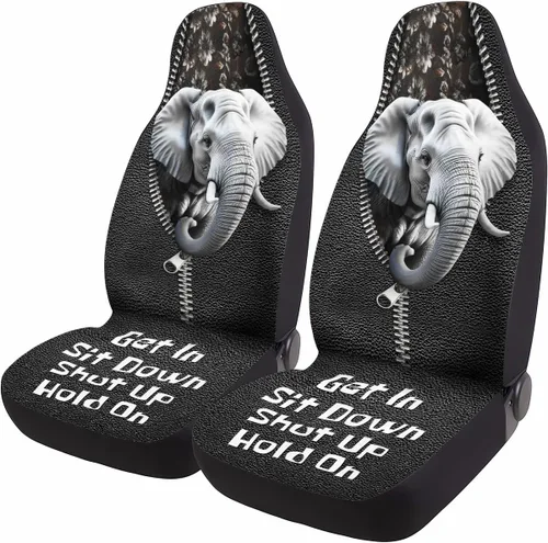 Miniatura 82 de GENANY Horror Nightmare Skellington - 2 fundas de asiento delantero para automóvil, camión, SUV, regalos de Navidad, funda de asiento de cubo