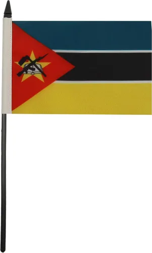 Miniatura 231 de AZ FLAG Sierra Leone Bandera de mesa 5'' x 8'' - Bandera de escritorio de Sierra Leona 21 x 14 cm - Bastón y base de plástico negro