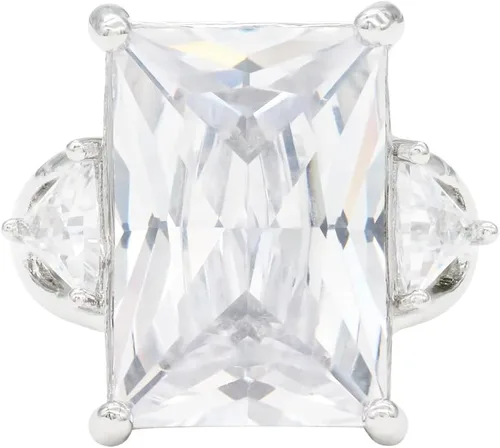 Miniatura 7 de Lavencious Anillos grandes y radiantes con piedras CZ elásticas para mujer, talla 7-9