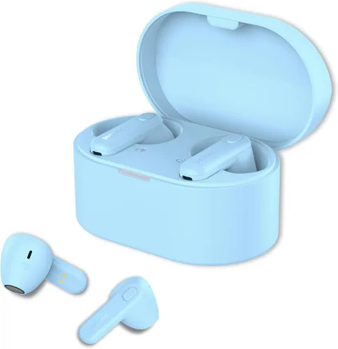 PHILIPS Auriculares inalámbricos verdaderos, auriculares TWS Bluetooth 5.3, controladores de 0.512 in, micrófono AI para llamadas claras, IPX4 Azul