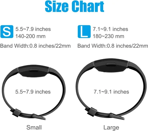 Miniatura 5 de Correas de poliuretano termoplástico (TPU) suave compatibles con Fitbit Inspire HR, Fitbit Inspire, Fitbit Ace 2, pulseras deportivas impermeables