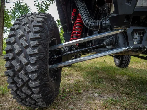 Miniatura 4 de SuperATV Brazos de radio traseros de aluminio Billet para Polaris RZR XP Turbo S / S4 (2018+) No funciona con parachoques traseros Polaris