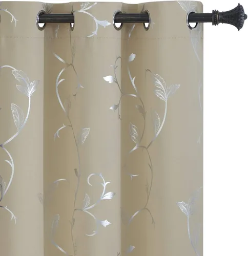 Miniatura 71 de BUHUA Cortinas Opacas de 63 Pulgadas de Largo, 2 Paneles con Aislamiento Térmico, Tratamiento de Ventana para Dormitorio, Cortinas Oscurecedoras