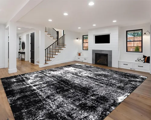Miniatura 12 de Keen Home Design Alfombras de Pasillo - 2x8 que no desprenden pelusa, alfombra abstracta para cocina, sala de estar, dormitorio, comedor, entrada