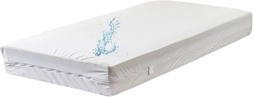 Miniatura 2 de Funda protectora con cremallera para colchón individual XL para cama extra larga de universidad, se ajusta a colchones de 9-12 pulgadas de 9-12