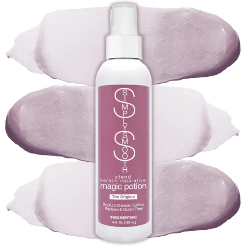 Simply Smooth Xtend Keratin Reparative Magic Potion Acondicionador original sin enjuague y protección contra el calor, reparación en aerosol y
