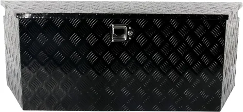 Miniatura 13 de Caja de herramientas de aluminio de 60 pulgadas para camión, caja de pecho de remolque, organizador de almacenamiento bajo la carrocería