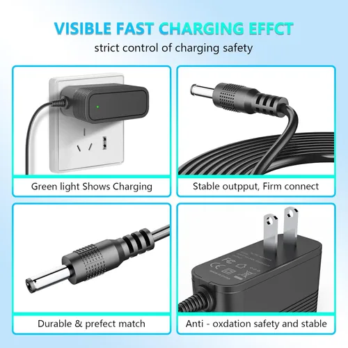 Miniatura 5 de Cargador de 36 V para aspiradora inalámbrica INSE compatible con INSE S6 S6P Pro S600 S6T S610 S650 S670, adaptador de corriente de aspiradora, 5.9