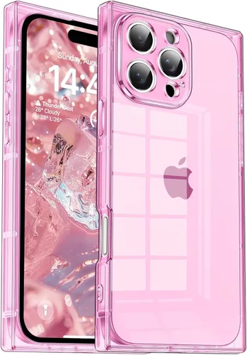 Miniatura 23 de Funda Tzomsze Compatible con iPhone Air Clear Funda, Protección de Cámara, Esquinas Reforzadas TPU Delgada Resistente a Golpes Funda Protectora