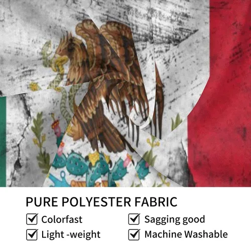 Miniatura 6 de LIYAKITO Tapiz de bandera de México, águila, para colgar en la pared, decoración artística de pared para dormitorio, sala de estar, dormitorio, Retro